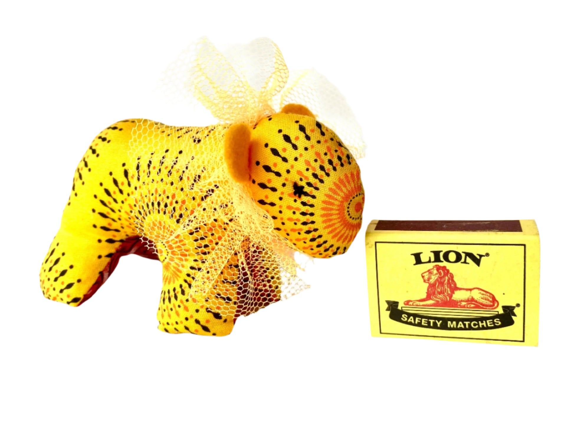 3D Ornament - Lion - Yellow