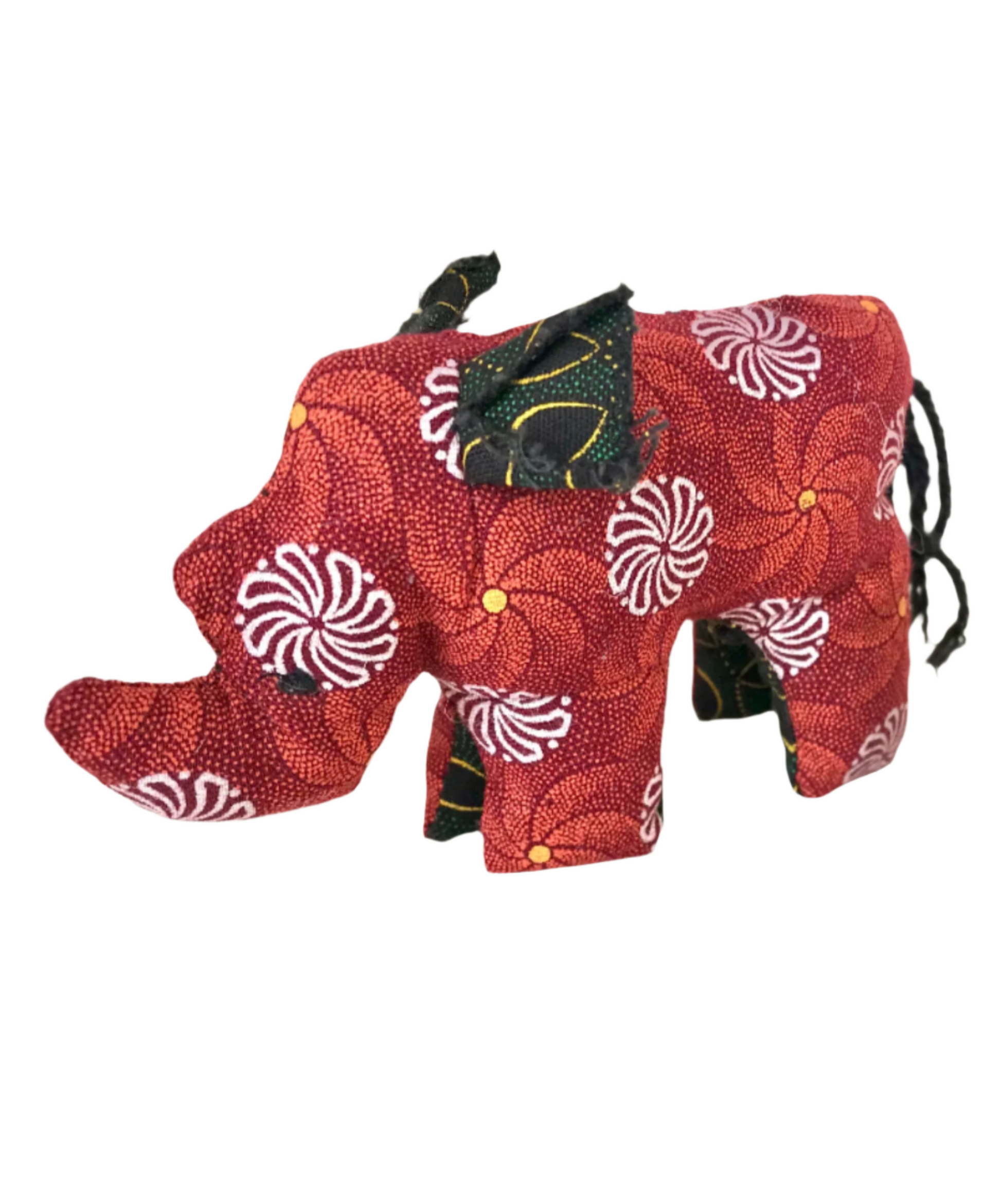 3D Ornament - Rhino - Red