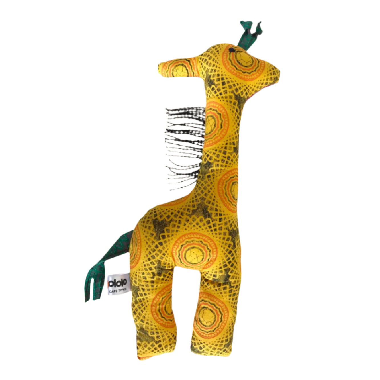 Giraffe - Flat Toy - Yellow