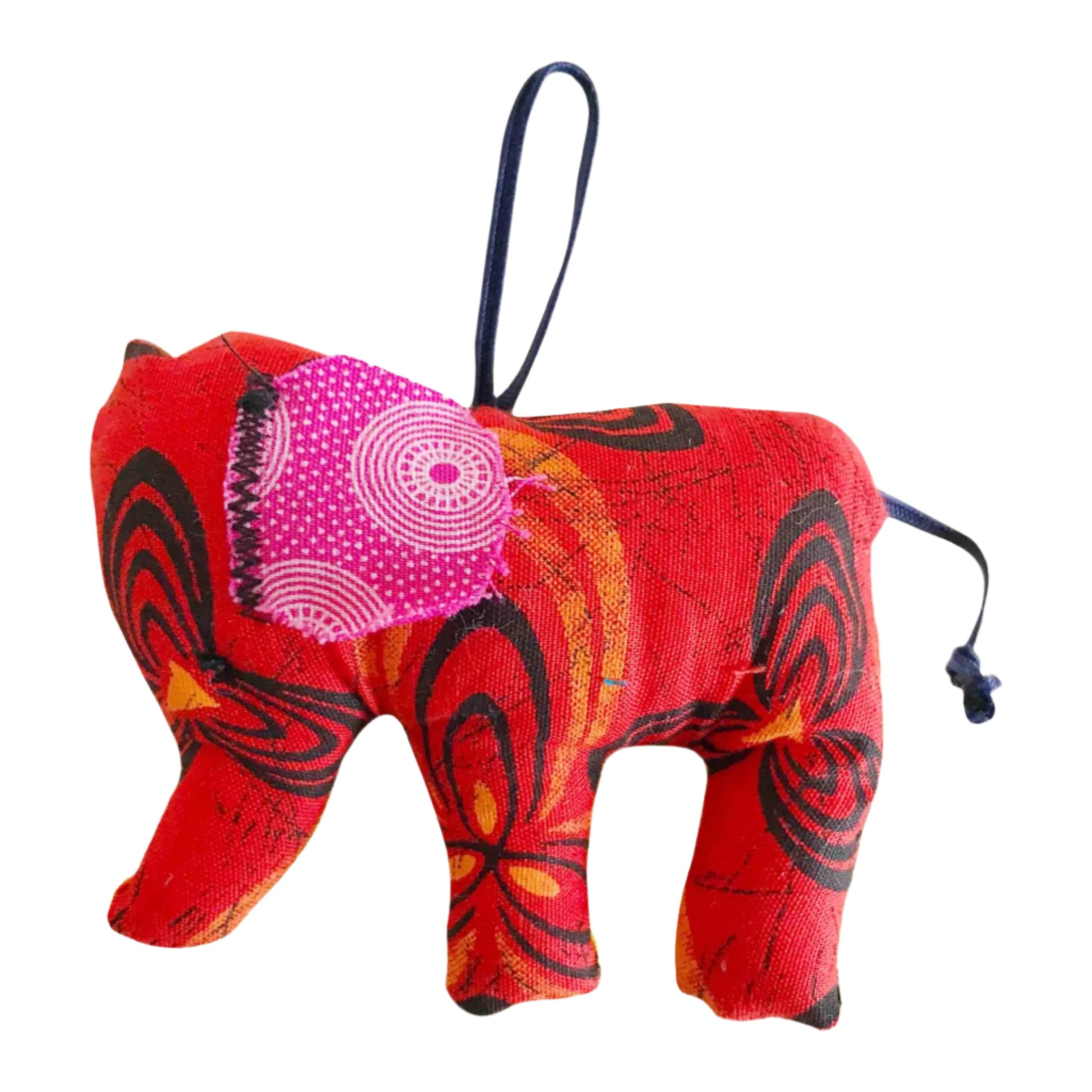 Bauble - Elephant - Red