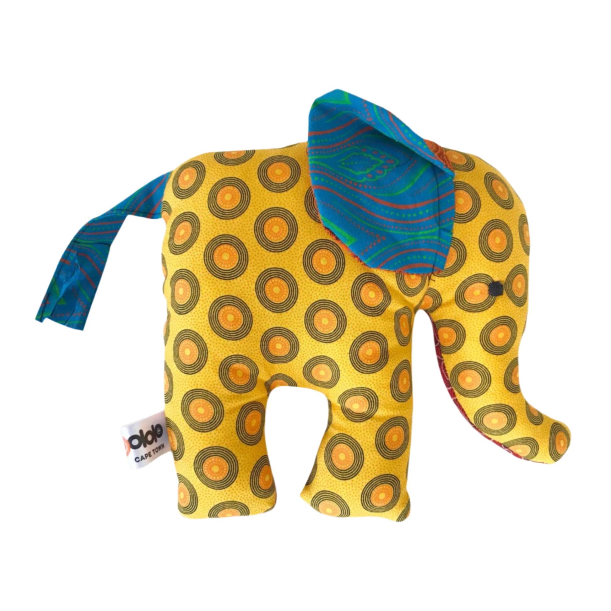 Elephant - Flat Toy - Yellow