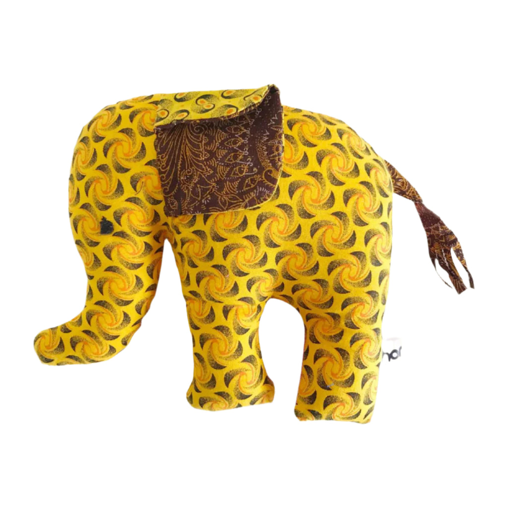 Elephant - Flat Toy - Yellow