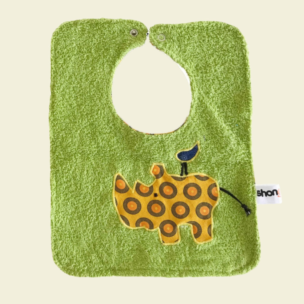 Baby Bib - Rhino